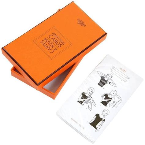 hermes knotting card|hermes scarf cards.